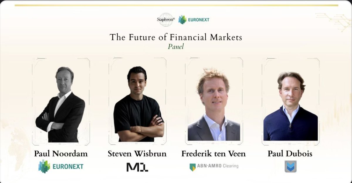 pauldubois's tweet photo. Looking forward to discussing how tokenized assets and AI are changing financial markets. https://t.co/xXl5ymBd2l