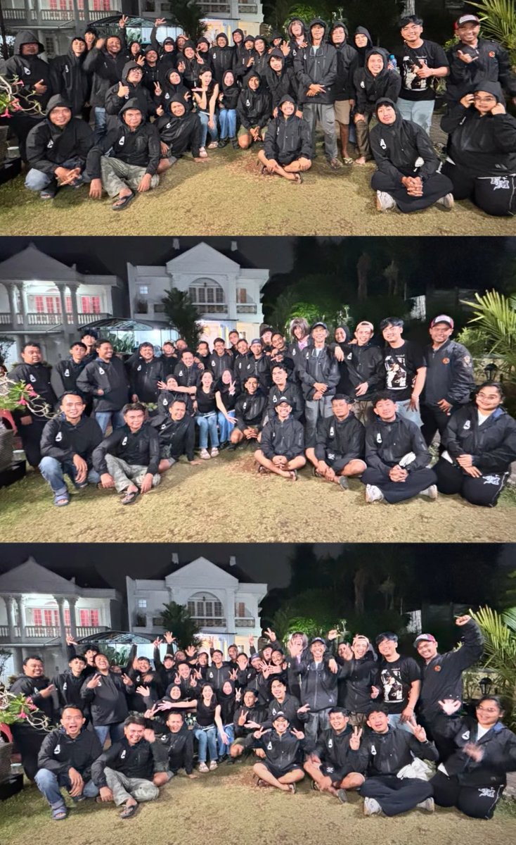 meeraaaay's tweet photo. gemess bgt aqeela bagi bagi jaket kembar buat kru https://t.co/4I7ILGO4qB