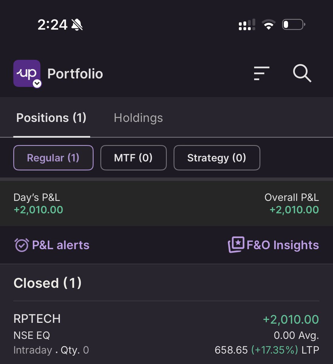 DFinMirror's tweet photo. A very good day for me intraday wise : )
Traded in,
•#MSTCLtd - MSTC Limited
•#ArvSmart - Arvind Smartspaces
•#RPTech - Rashi Peripherals Ltd https://t.co/LXAGomJ6wa