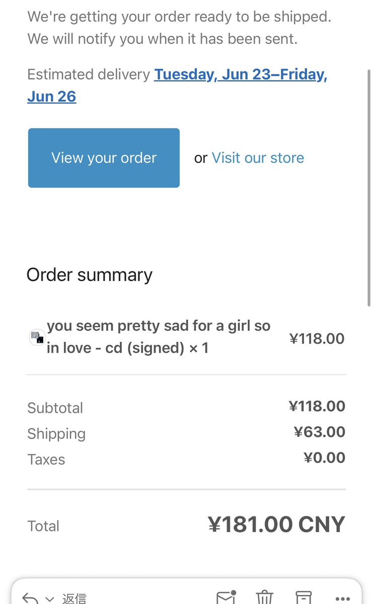 Finaru_dor's tweet photo. to Olivia Rodrigo fans😭
I just got scammed out of $25 by a fake store using a misspelled domain — https://t.co/UD610gRusq instead of oliviarodrigo. They fake signed merch through Shopify checkout to look legit. Double-check every letter before you buy. 💀
#oliviarodrigo https://t.co/FEBj3pABQN