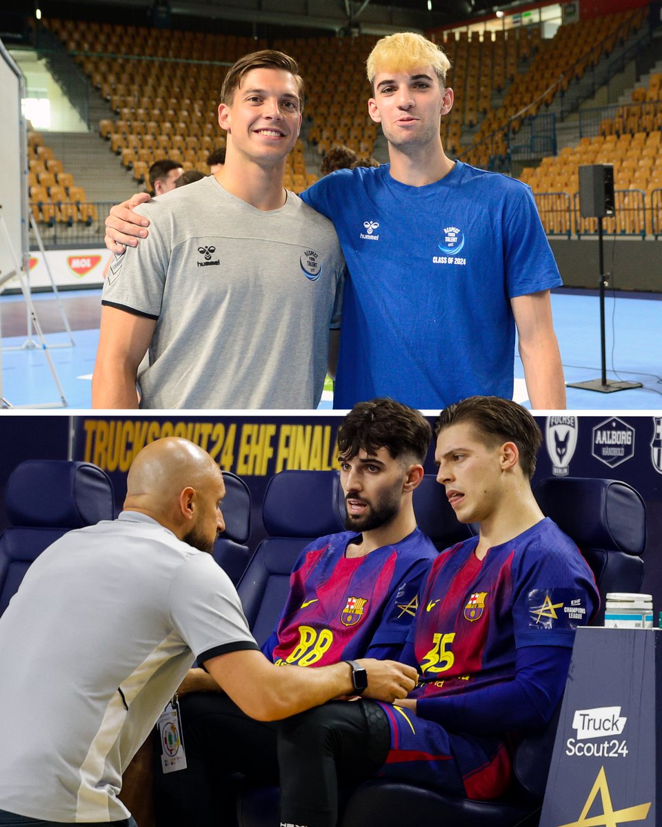 EHFEURO's tweet photo. Big performances in the youth categories, big performances in the biggest stage โจ๐
What a journey for the Cikusa brothers ๐ฅน #ehfeuro2026 #handball https://t.co/qTkDtatgV3