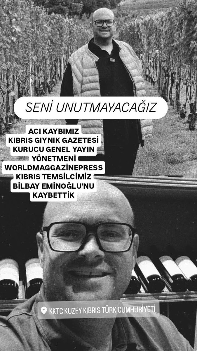 worldmaggazine's tweet photo. ACI KAYBIMIZ 
Kuzey Kıbrıs Türk Cumhuriyeti Gıynık gazetesi kurucu genel yayın yönetmeni,Worldmaggazinepress Kıbrıs temsilcisi duayen gazeteci BİLBAY EMİNOĞLU'nu kaybettik. Kelimeler bazen yetersiz kalır. Seni güleç yüzünle hoş sohbetinle hatırlayacağız. Mekanın cennet olsun Emin https://t.co/J3YfdCoQVK