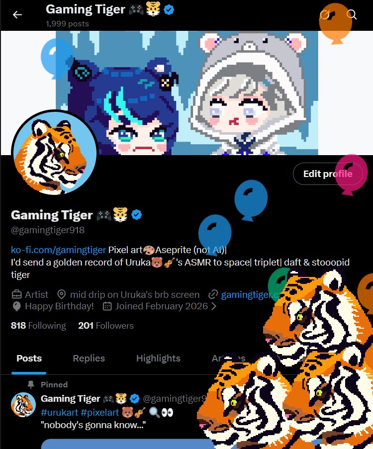 Gaming Tiger 🎮🐯 tweet media