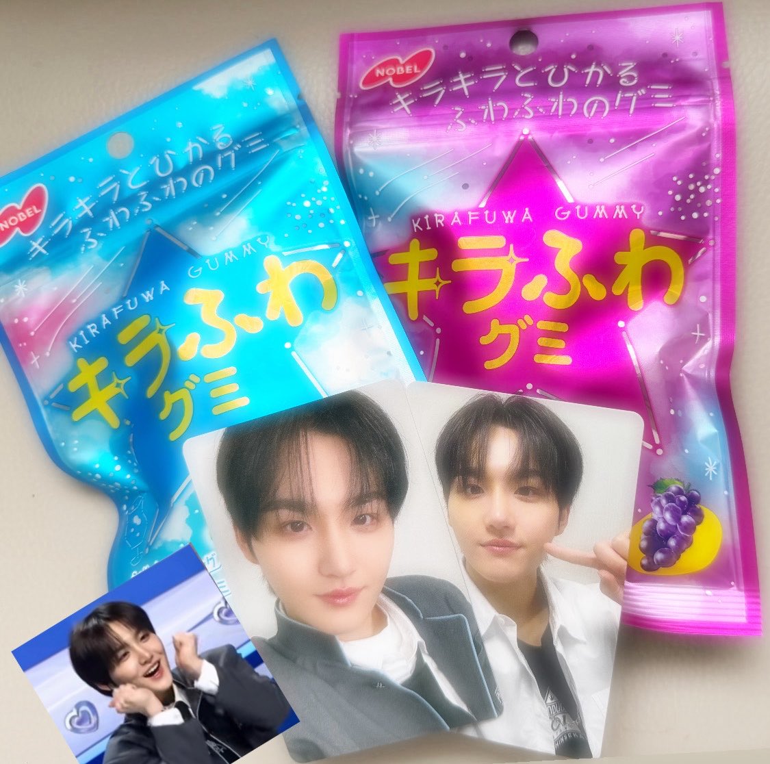 MoMo6231003's tweet photo. ヒョンジェ！キラふわグミ買ったよ〜🌟

#ごはんをたべるときはかならずヒョンジェのことをかんがえてください https://t.co/IByUNaDppk