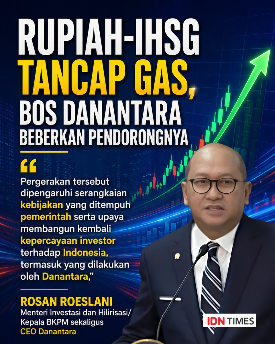 jecrofire's tweet photo. #IndonesiaDipercaya
Rupiah masih bisa meningkat naik loh, masih ada pendorong Buy Indonesia https://t.co/Rvvc2GUBfj
