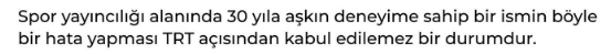 jrtur1ng's tweet photo. @bpthaber "30 yıla aşkın" değil "30 yılı aşkın" denir zaten dingil TRT https://t.co/MWXTtdiC43