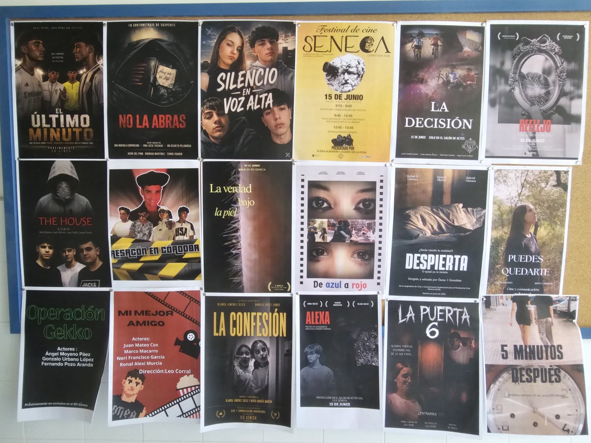 ies_seneca's tweet photo. El 15 de junio se desarrolló la II edición del festival de cine Séneca. Se visualizaron los cortometrajes de la asignatura de "Cine y Comunicación audiovisual" de 4° ESO y 1° bachillerato. Al final de la gala llegó el momento más esperado: los premios Séneca. 
(Sigue) https://t.co/M34EYm1kMj