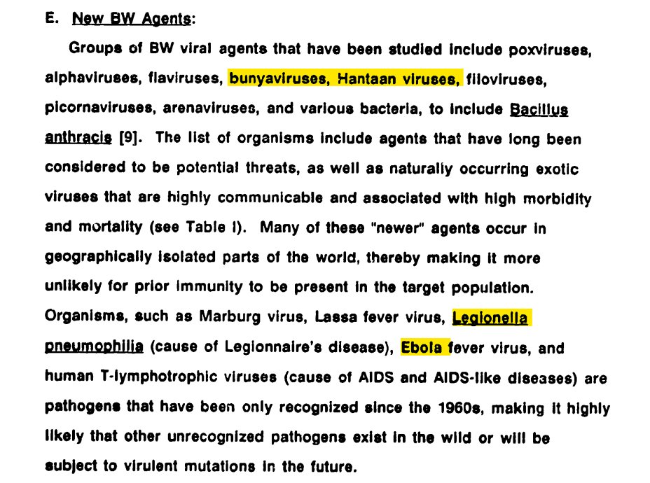 Jikkyleaks's tweet photo. An amazing find by @missyTHX1138 showing the vectors that @USAMRIID was working on despite it being a war crime to do so. 

When they couldn't use them on the enemy they turned them on you. 

The lead author went from USAMRIID to join Fauci's NIAID. He only published 2 papers. 

@Kevin_McKernan @AlmanaLepiz2252 @JesslovesMJK @RWMaloneMD @CanariesBlue @emilyakopp @BrokenTruthTV @AGHuff
