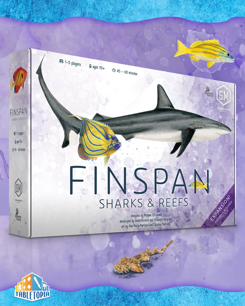 TabletopiaGames's tweet photo. ๐ฆ๐ชธ Finspan: Sharks & Reefs is on Tabletopia!
Grow reefs, unlock fish abilities, and adapt as sharks reshape the food chain in this Finspan expansion.
๐ฎ Play on Tabletopia - https://t.co/GVAHwLimD1
๐ฆ Follow @stonemaiergames
#Tabletopia #playontabletopia #Finspan https://t.co/EPfv6w3ti0