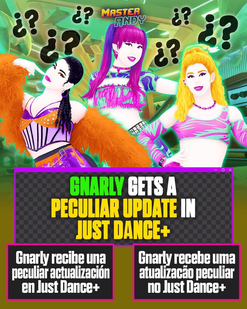 MasterAndyJD's tweet photo. It may seem like a small thing, but it could be a hint that we’ll be getting more KATSEYE in Just Dance... 😉🤔
#MasterAndy #JustDance #Ubisoft #Dance #Katseye #Gnarly #PinkyUp #EYEKONS #Teaser #Kpop https://t.co/4ulyXd1HQa