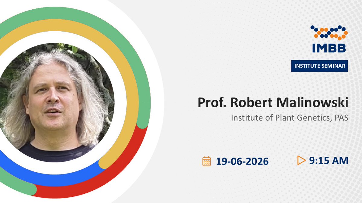UAM_IBMiB's tweet photo. Join us for our Friday Institute Seminar at IMBB!
📢 " Plasmodiophora brassicae and Arabidopsis thaliana interaction"
👤 Prof. Robert Malinowski (Institute of Plant Genetics, PAS)
📅 June 19, 2026 | 🕘 9:15 AM
📍 Audytorium Paczoskiego (Faculty of Biology, AMU)
See you there! 🤩 https://t.co/5NxeNnwt2y