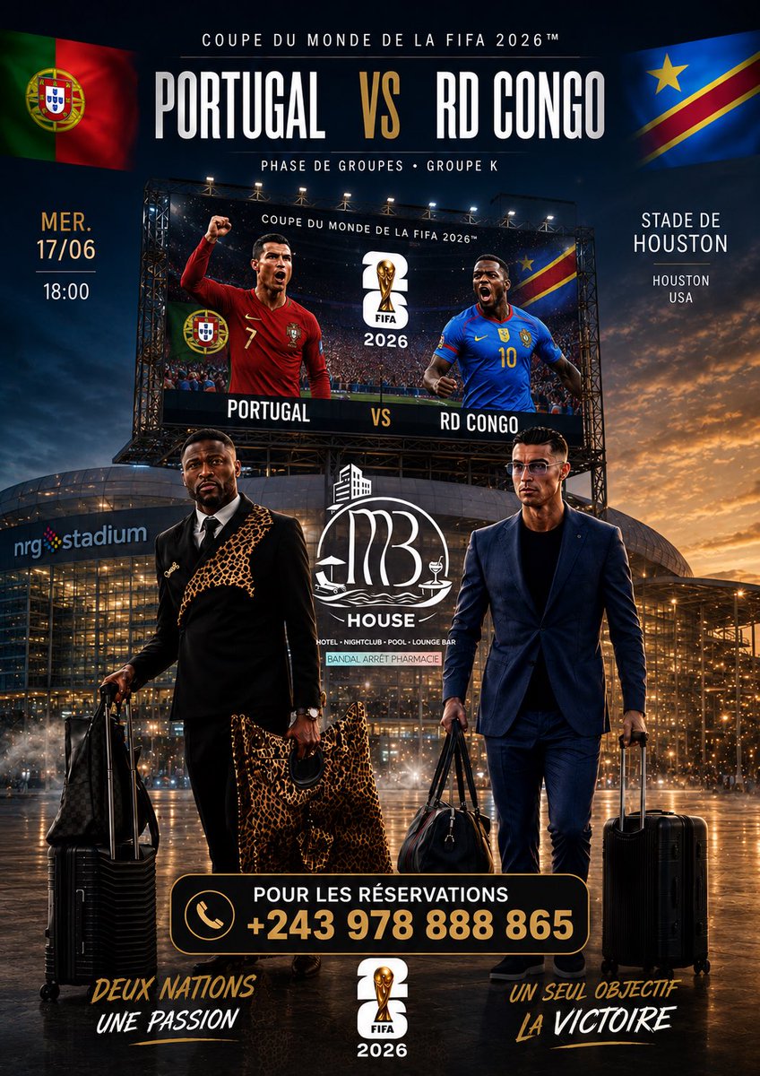 MartinBakole01's tweet photo. Lobi nde mokolo 🇨🇩✌️❤️ @Cristiano  vs @mbemba22 https://t.co/vyN9CGkdL5
