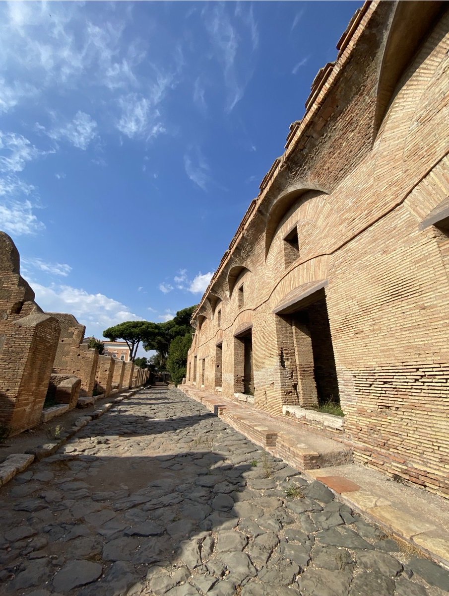 KatesfWriter's tweet photo. The house of Diana in #OstiaAntica was a sprawling urban complex, perhaps 4 storeys with shops facing onto a paved road.
Built in the Hadrianic period with later alterations, incl. a marble nymphaeum (2nd C AD), new mosaics and a mithraeum (3rd C AD).
My 📷
#Archaeology #Rome https://t.co/4rqLD3ufC3