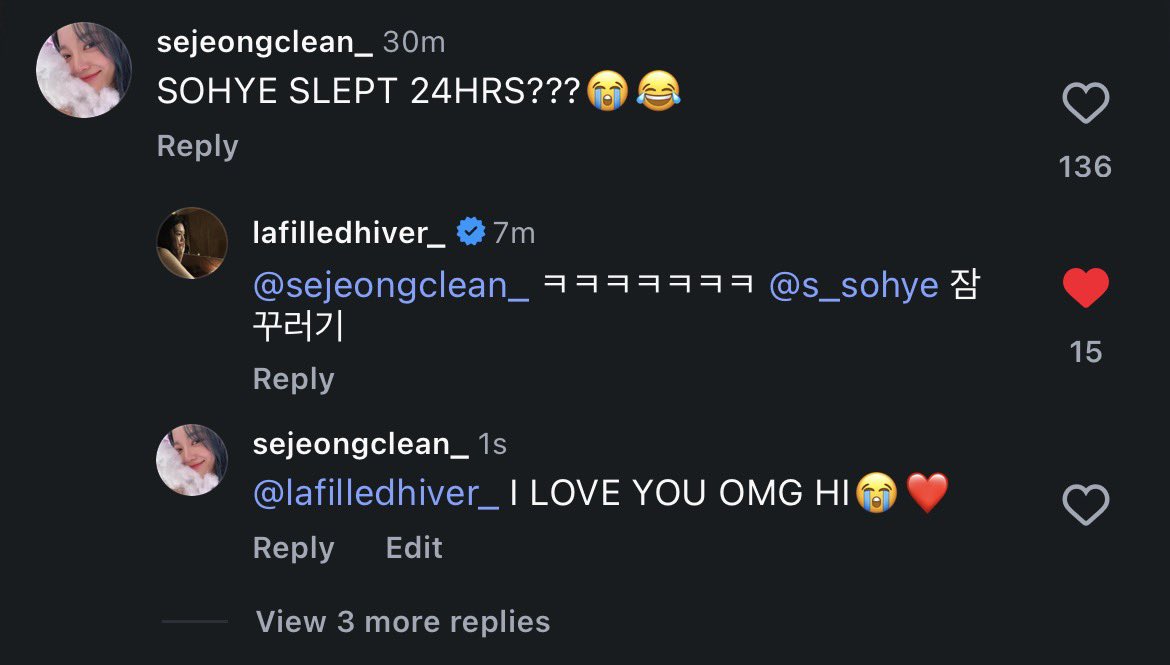 sejeongclean_'s tweet photo. DOYEON REPLIED TO ME ASGFGSJFJDRKDJSH https://t.co/p2mnpwjqn3