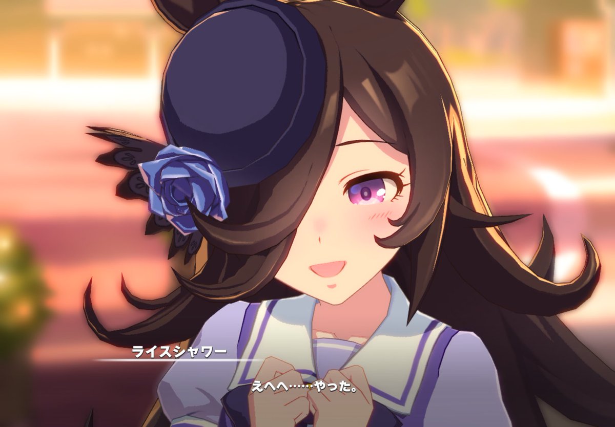 heppokoTtmg's tweet photo. ブエナもピサも、そしてブーケも愛らしくて清楚で天使に違いないが、ウマ娘初期からいる天使ウマ娘であるライスを忘れんじゃねーぞ‼️‼️ https://t.co/7lkk10J6JY