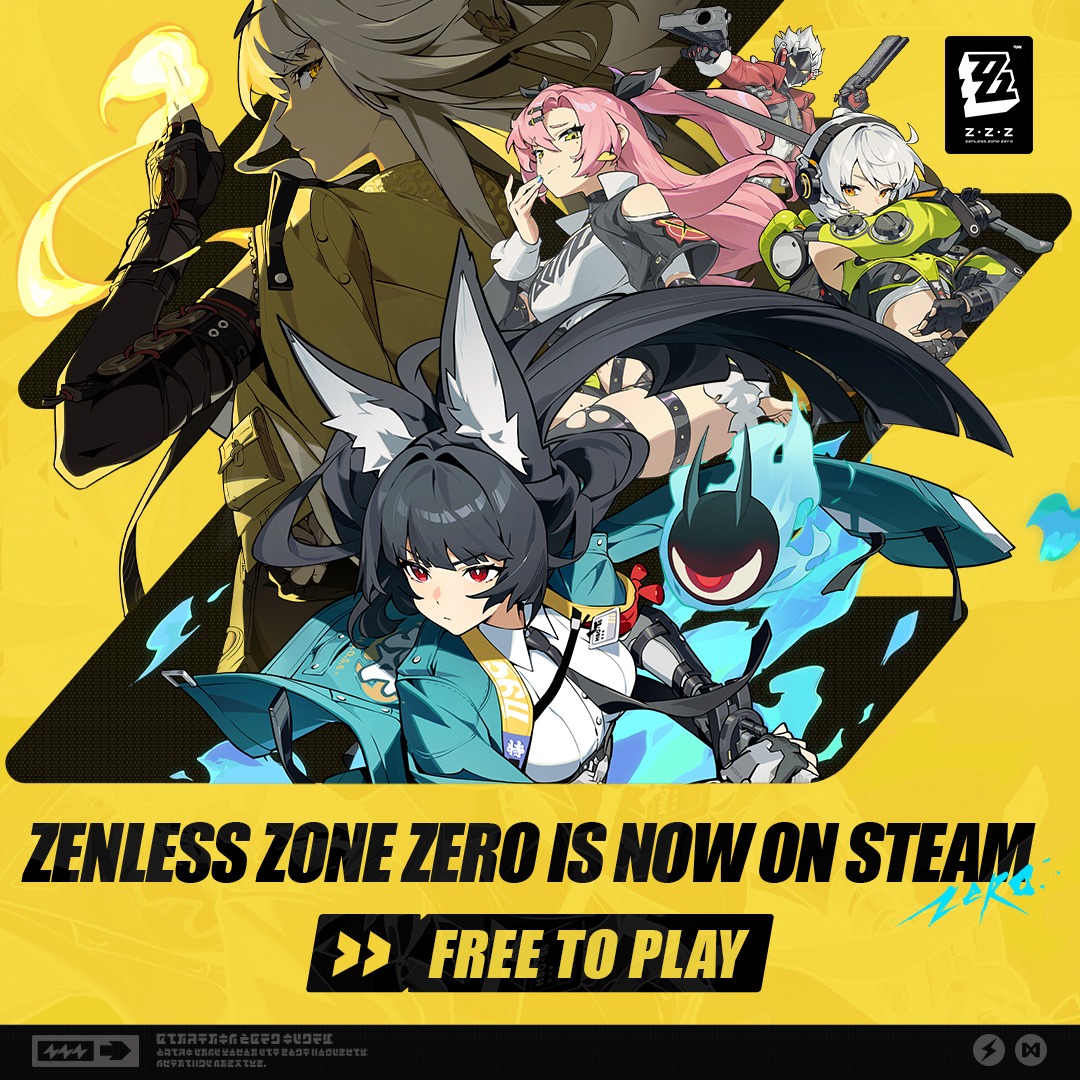 ZZZ_EN's tweet photo. Feel the impact! Zenless Zone Zero brings electrifying, fast-paced combat to Steam this June. Master stylish combos. Play now!