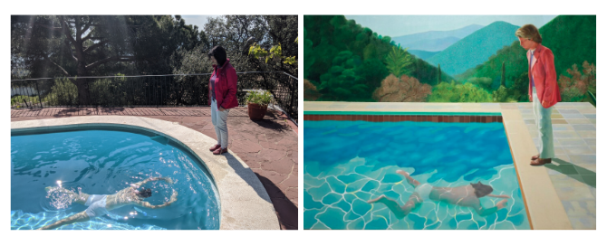 ManelTrenchs's tweet photo. Un servidor reinterpretant David Hockney.
#ArtHistoryFlip https://t.co/NB2l8VX6Mv