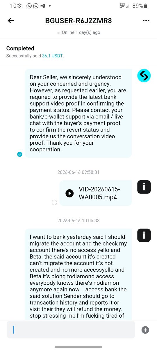 IbrahimMur43647's tweet photo. @oWFOQmbZCZcpW14 @bitget I want to bank yesterday said I should migrate the account and the check my account there's no access yello and Beta. the said account it's not created can't migrate the account that's not created and no more access yello and Beta it's blong to diamond access no more access now . https://t.co/IvWsjISsII
