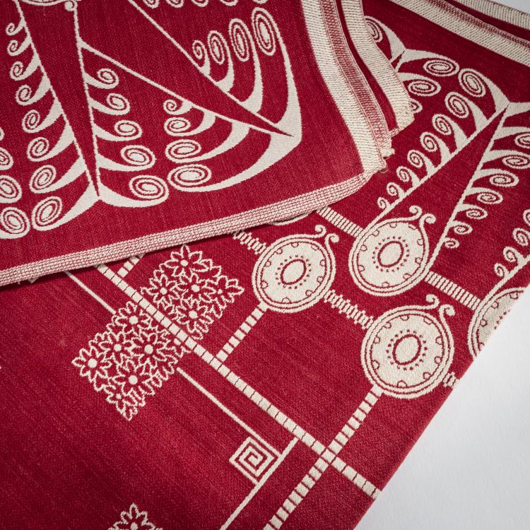 NouveauDeco's tweet photo. Jugendstil tablecloth from c. 1904 by 
Hans Christiansen, Frankfurt. https://t.co/iX4QDt9s15