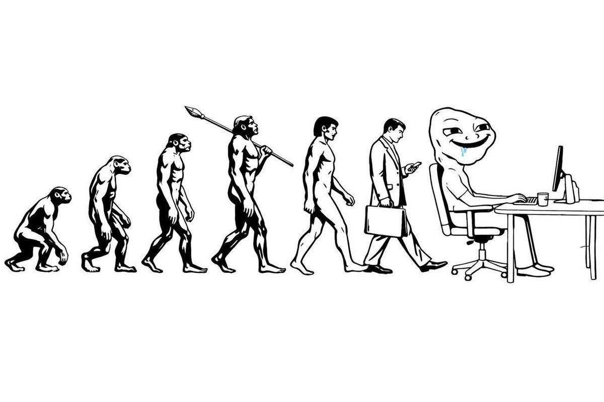 _AutismCoin's tweet photo. Some evolved into workers. Some evolved into $Autism holders https://t.co/sWOtchvqIQ