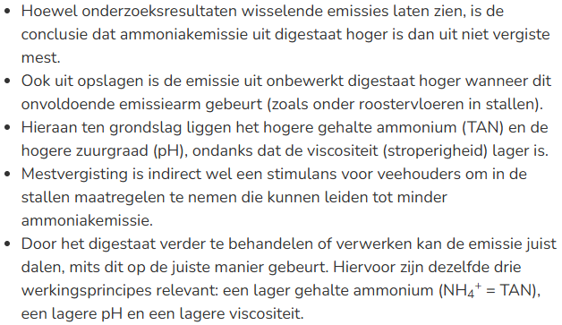 mestvergisting's tweet photo. Hoe zit het met mestvergisting en stikstof? 
Vergisting vergroot risico op ammoniakemissie bij het mest aanwenden en uit mestopslagen eerder dan dat het dat verkleint. Om echt stikstof te reduceren is combinatie met mestbehandeling of -verwerking nodig:
https://t.co/51OAcwxRZ5 https://t.co/RTmLr3uHay