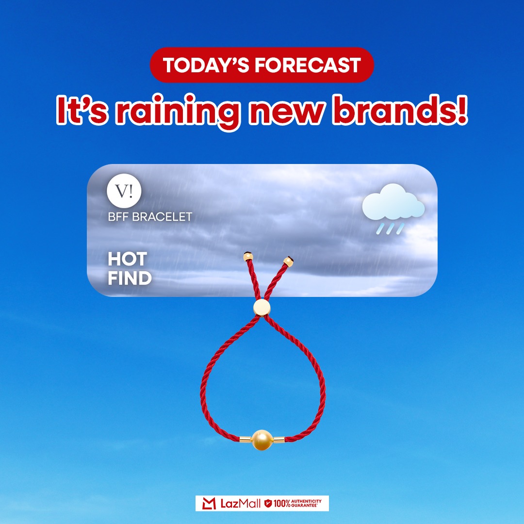 LazadaPH's tweet photo. The advisory also says… there is a 100% chance of you checking out dahil sa up to 50% OFF everyday great deals sa LazMall! 

Shop now and don't miss out!