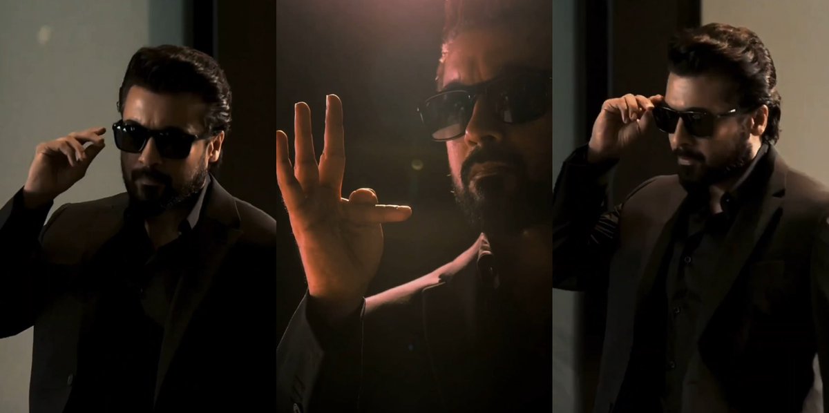saloon_kada's tweet photo. The Mass &amp; Class Range Of #Suriya 😎🔥 https://t.co/v6PeJTF93m
