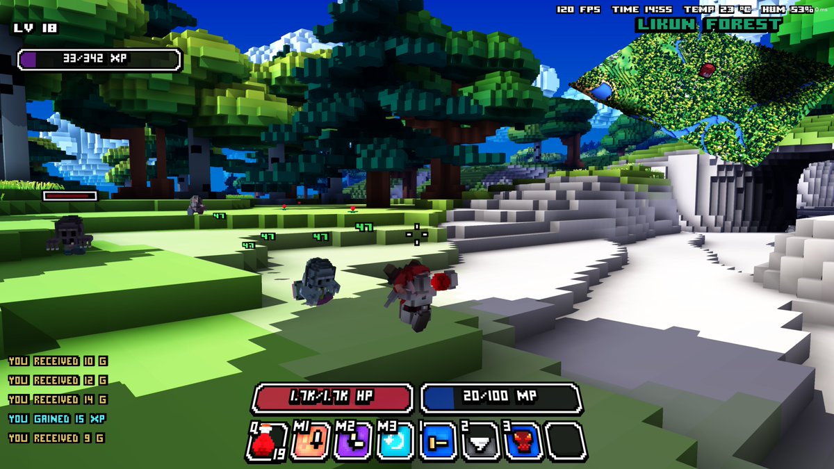 wol_lay's tweet photo. Some Cube World Omega screenshots from today 🌳🌤️ #cubeworld #cubeworldomega https://t.co/mxqQO3c7Ip