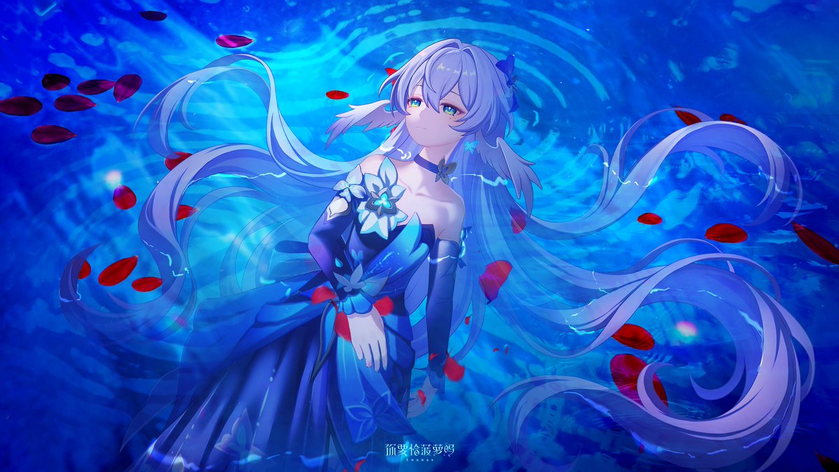 boluo1pineapple's tweet photo. #Robin #知更鸟 #星々の幻境 #MiliastraWonderland #GenshinImpact #原神ㅤ https://t.co/b3cNCVJo2I
