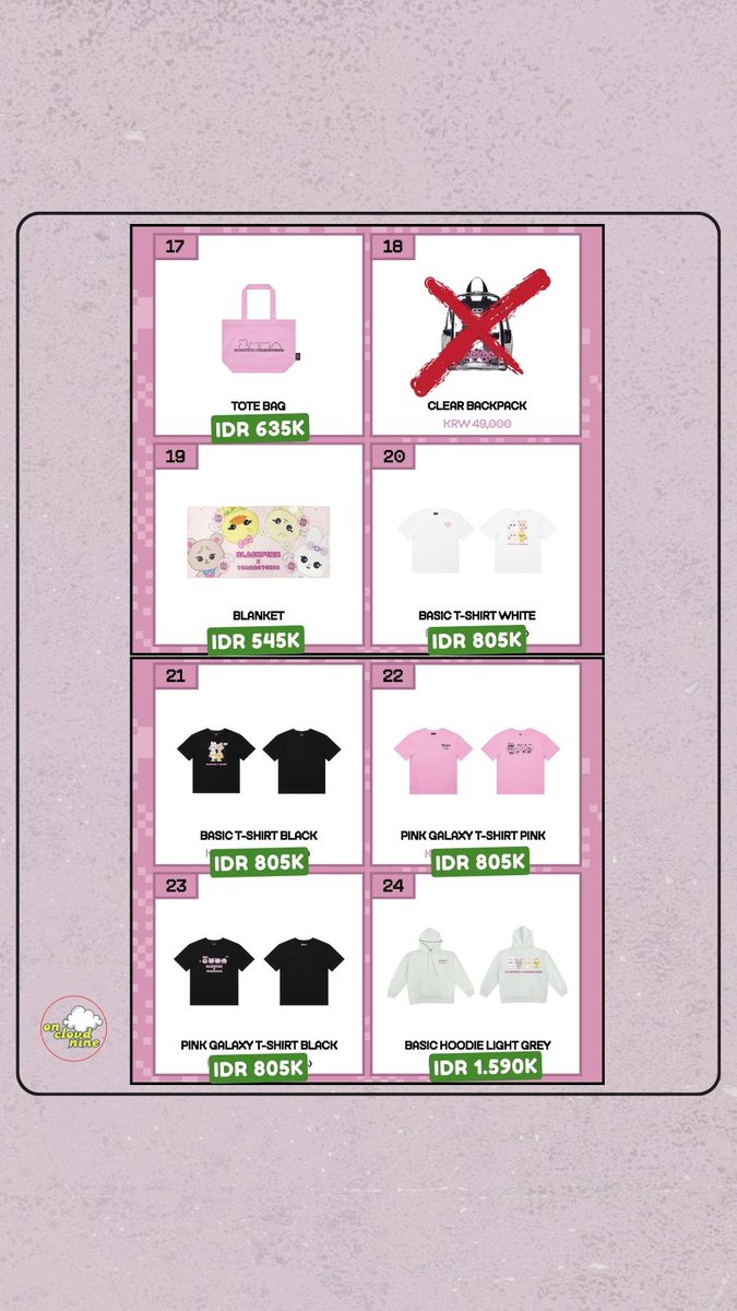 oncloudnine_ocn's tweet photo. Helloo yang mau Jastip BLACKPINK x TAMAGOTCHI di Pop-Up store masih bisa yaa ❤ 

Note:
Handcarry
DP 85%
est harga bersih INA
Excl fee packing &amp; ongkir lokal 

#jastip #jastipkorea #jastipkpop #BLACKPINK #TAMAGOTCHI https://t.co/CQxf6CodFm
