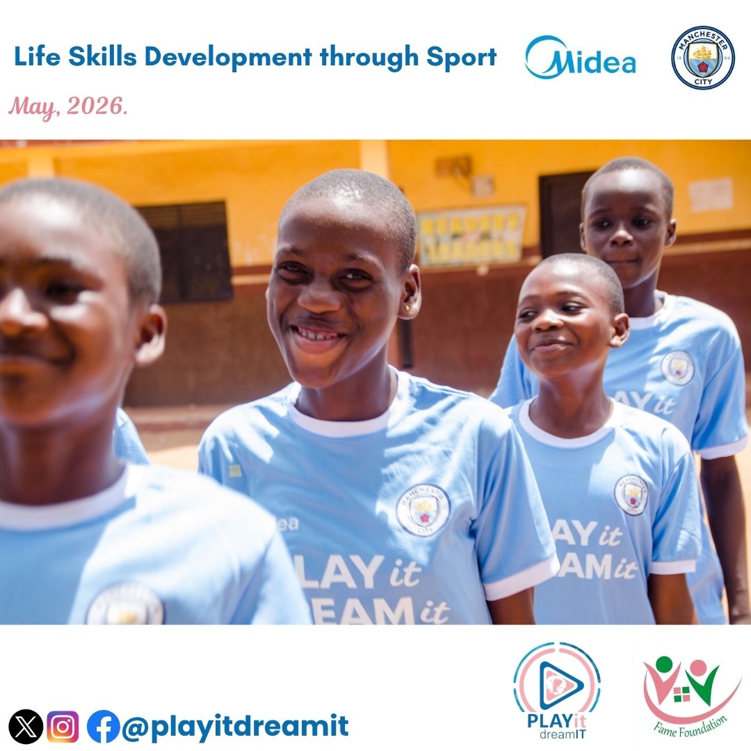 playitdreamit's tweet photo. @ManCity @midea_global self-confidence, make informed decisions, and develop leadership and emotional awareness through sport-based activities. 

#PlayItDreamIt #FAMEFoundation #LifeSkillsThroughSport #Manchestercity #PIDI https://t.co/qNcSVK0Pox