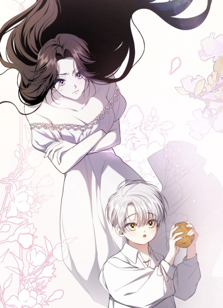 ManhwaTL's tweet photo. Korean chapter translated with Manhwa Translator.

a 300-year-old ghost gets force-married to an 8-year-old prince.

she planned to ignore him.

then she found out he only eats roasted potatoes and can't do laundry.

now she's haunting AND parenting.

drops June 19 on Kakao.

버림받은 황자의 유령 신부 (The Abandoned Prince's Ghost Bride) — on KakaoPage / Kakao Webtoon

#버림받은황자의유령신부 #manhwa