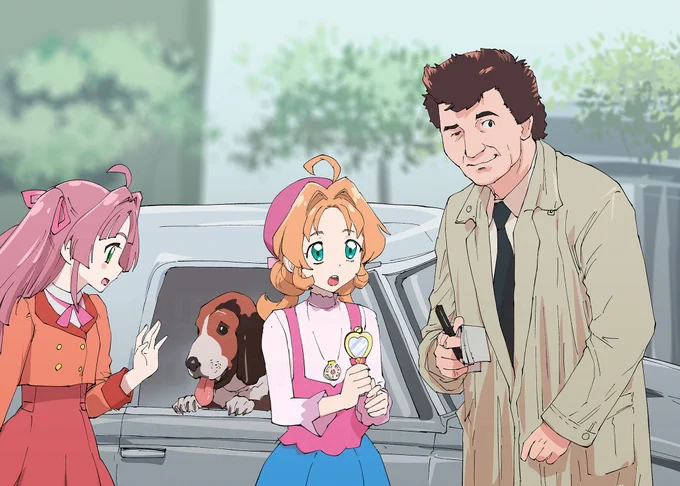 ロス市警の捜査に協力していたときの名探偵プリキュアです