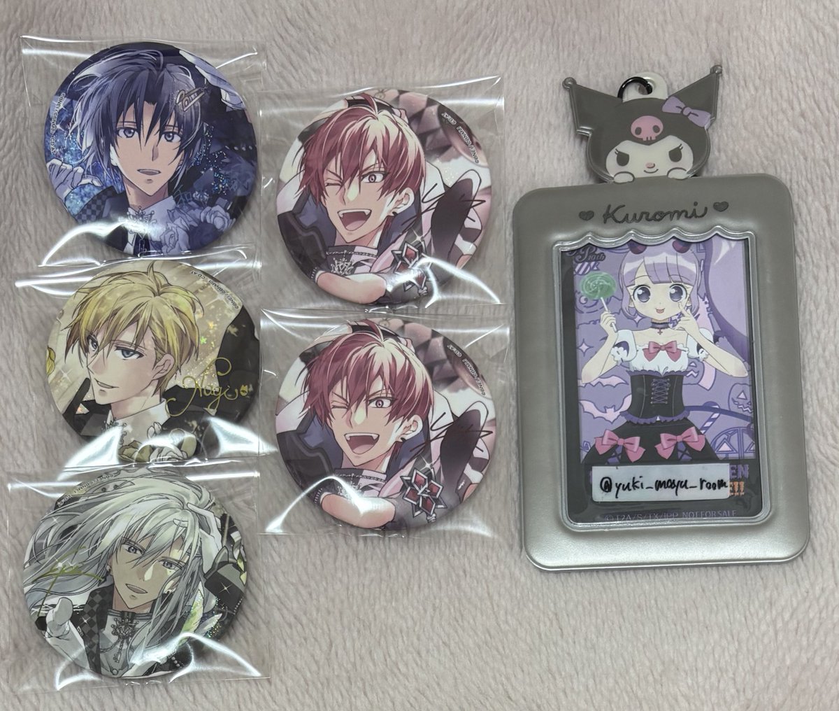 yuki_mayu_room's tweet photo. ꒰交換譲渡買取꒱ 
アイナナ 缶バッジ 

求‥ラスティアラ絵柄 九条天 七瀬陸
定価〜希望額＋送料 

譲‥画像1~5枚目

郵送or千葉中央駅手渡し 千葉駅手渡し
一部抱き合わせあり
お支払いメルペイPayPayゆうちょ
手渡しは現金のみ
検索からもお気軽にお声掛けください♪ https://t.co/e9M69nKlRD