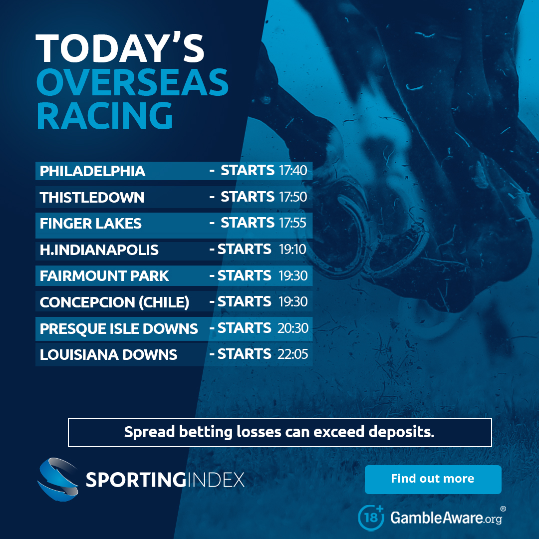 sportingindex's tweet photo. We've got racing action from the US coming your way this afternoon!🏇

Check out our our markets and livestream every meet here: https://t.co/Tdh2vdULfo https://t.co/lXaRduuPN2