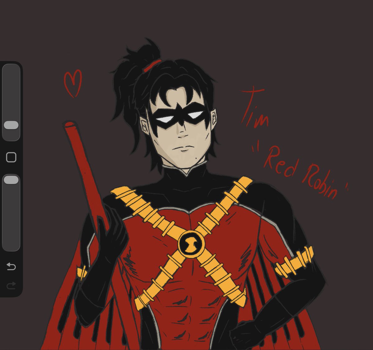 KUR0MlSS's tweet photo. look at tim in his fancy new hairstyle. #timdrake #redrobin https://t.co/O9Yd1uq9bm