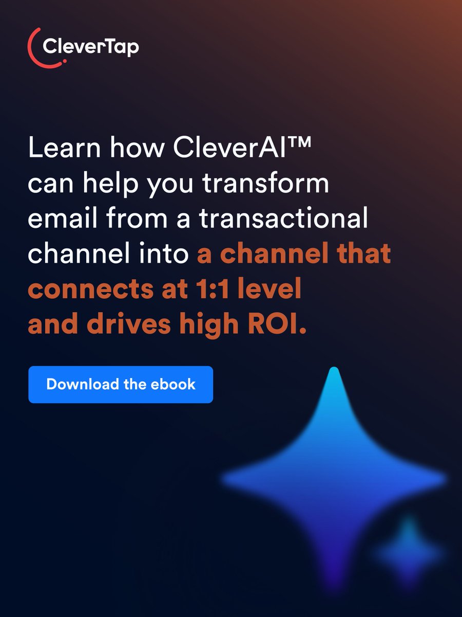 CleverTap's tweet photo. Pre-travel emails have one job: be useful before the passenger has to ask. ✈️

CleverTap’s ebook shows how a leading airline used CleverAI™ Agents to make email more journey-led, from meal nudges to upgrade prompts. https://t.co/wYt5HEOHMB

The impact: 63M sends and 430% ROI via email!

#CleverTap #AgenticAI #EmailMarketing #TravelTech #CustomerEngagement