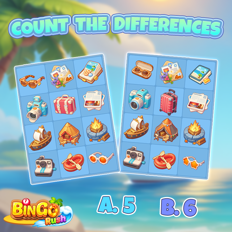 BingoRushGame's tweet photo. 🔍Count the Travel Differences &amp; Win 100 Merge Energy + 100 Diamonds!✨
Dive into the Merge Master Travel Theme! Are you enjoying the fresh order mechanics and matching those vacation vibes yet?😎

👇Like + Drop your Answer(A/B) &amp; UID below to claim your surprise getaway rewards! https://t.co/mjhi1ye5jM