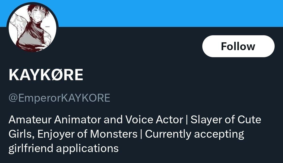 NullScalar's tweet photo. @EmperorKAYKORE @nyaraVT The "Slayer of Cute Girls" who is "accepting girlfriend applications" and claims to be "new to social media". 

Do you ever climb out of those walls you confine yourself to? If you did, then the "world" you live in wouldn't be such a mirror of yourself. https://t.co/89piz0pqSN