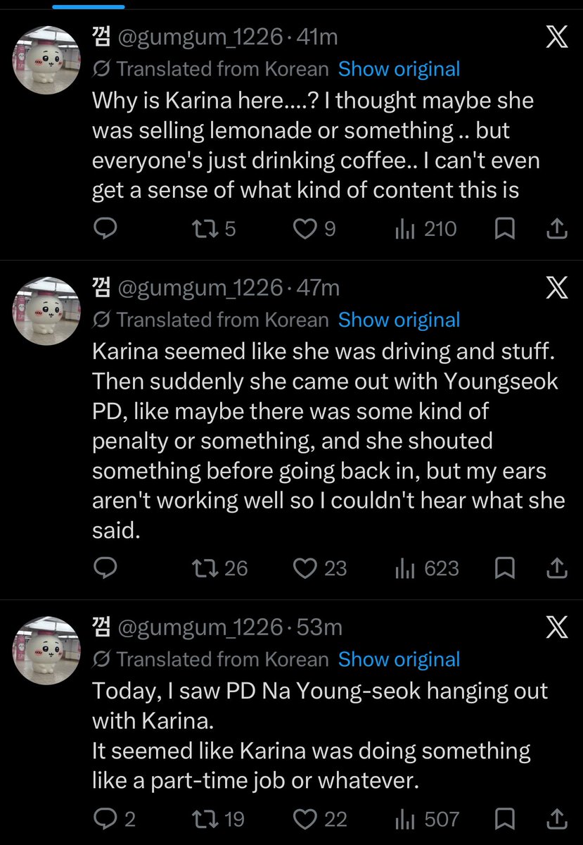 drtwrkrina's tweet photo. oh seems like karina was filming some content with pd na and she was driving too?? 👀 https://t.co/j4FnnzgQ5N