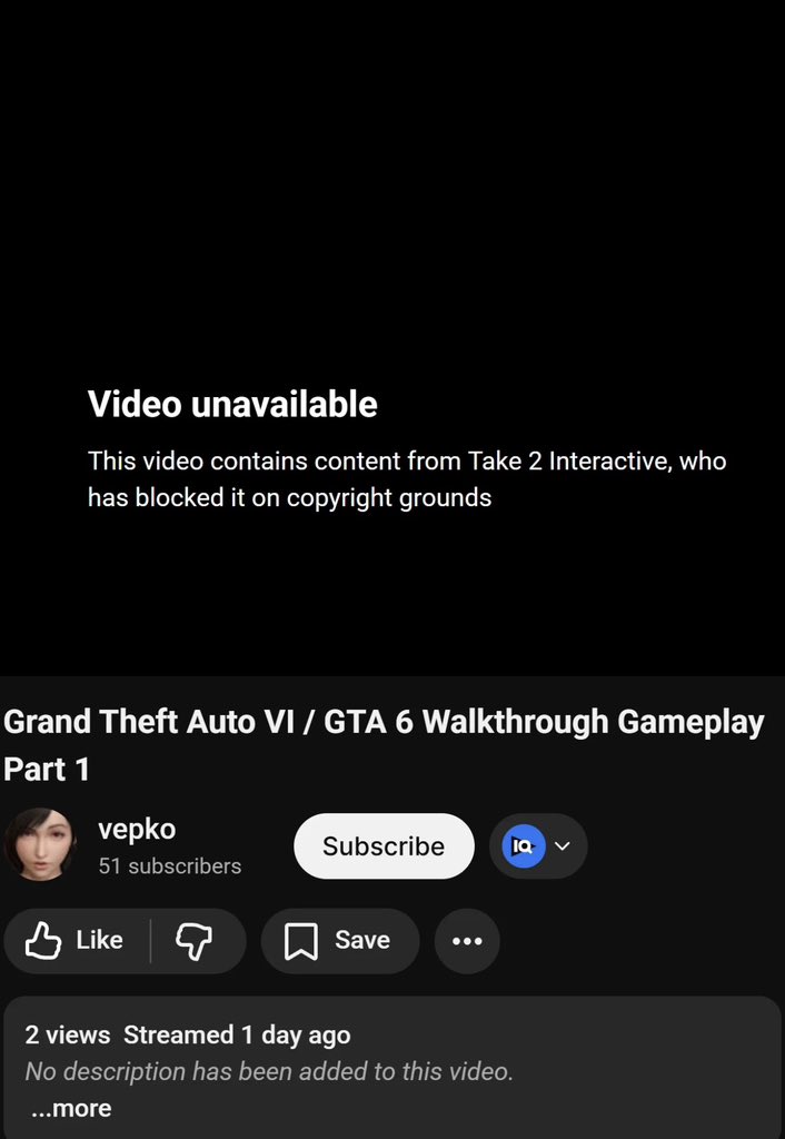 playb0y4L's tweet photo. Could This Be Real?

This livestream was reportedly up just a day ago and had only a handful of viewers while it was live. What makes it even more interesting is that there was no description, no context, and nothing attached to explain what was being shown.

That raises the question: could this have been genuine leaked GTA VI gameplay that was quickly removed by Take-Two?

The lack of information, the low view count, and the fact that it seemingly disappeared shortly afterward certainly make it intriguing. Of course, none of that confirms its authenticity, but it does leave room for speculation. If it was real, it’s possible it went unnoticed by most people before being taken down. If not, it could simply have been a convincing fake that briefly flew under the radar.

What do you think a legitimate GTA VI leak, or just another hoax?