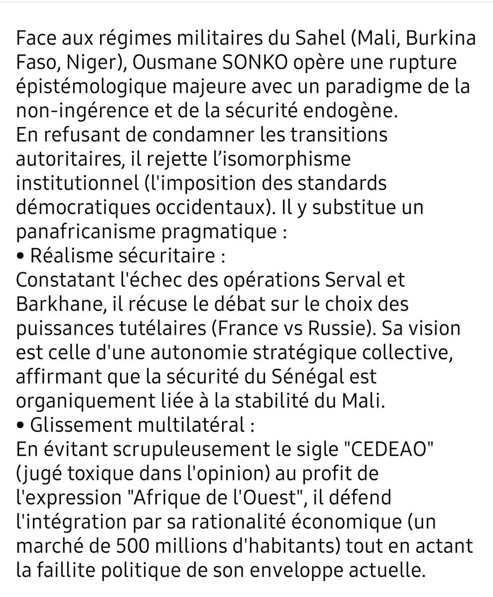 e_ndao's tweet photo. L'ÉTAT BICÉPHALE : ANALYSE DISCURSIVE ET POLITOLOGIQUE DE LA SÉQUENCE MEDIATIQUE D'OUSMANE SONKO

#Senegal #MONCAP #OusmaneSonko #Geopolitique #Souverainete #Afrique #Diplomatie #Sahel #Communication #Discursive #Politologique https://t.co/f19rS3PqFE