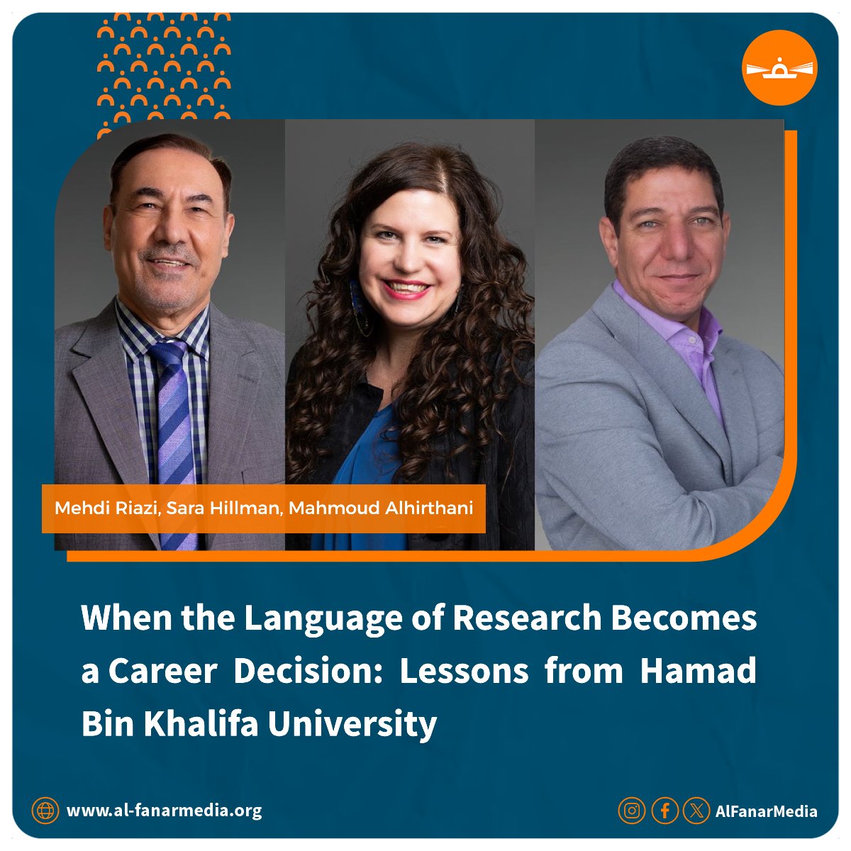 AlFanarMedia's tweet photo. A recent qualitative study by Qatar’s @HBKU examined how bilingual Arab academics navigate decisions on publishing in English, Arabic, or both within an environment where English dominates research evaluation.

Read more: https://t.co/kKidGxtw1X

#AlFanarMedia https://t.co/nZXDYPXvVf