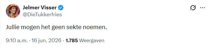 RamsesXI's tweet photo. Nadat Jelmer een keer weerwoord heeft gekregen van een paar mensen heeft hij zich aangesloten bij het tuig van X. Hij jankt daar nu al maanden over.  #kleinzieligheidssekte #sneuneus https://t.co/GCqIDzdMhi