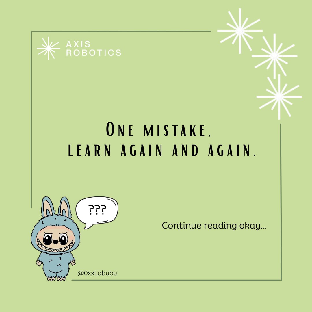 0xxLabubu's tweet photo. It's not just humans who learn from mistakes. 
Some also have to fail before they become wise. https://t.co/AhRXLhEbDN