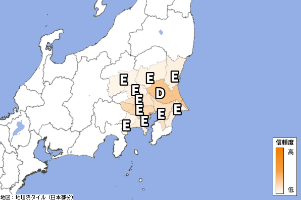 p2pquake's tweet photo. 【揺れ報告】06/16 19:46:47～ (19:46:55更新)
地域: 茨城南部、東京、千葉北西部、埼玉南部、千葉北東部、神奈川東部、茨城北部、栃木南部、埼玉北部、群馬南部、...  https://t.co/qxeK9T5TyQ https://t.co/yVkZZOLGq3