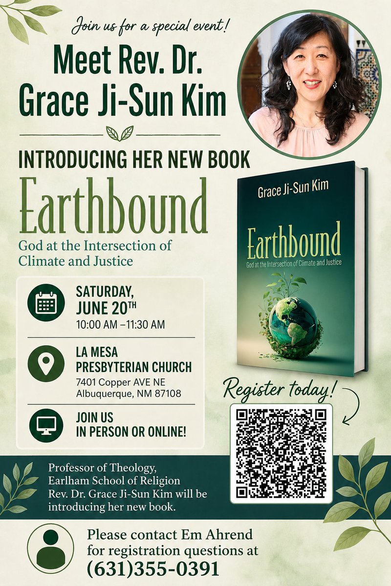 Gracejisunkim's tweet photo. Join me this Saturday for #Earthbound in person or online.
Free registration
https://t.co/DV58xWKbLS

@OrbisBooks https://t.co/JOfTPrIiAE