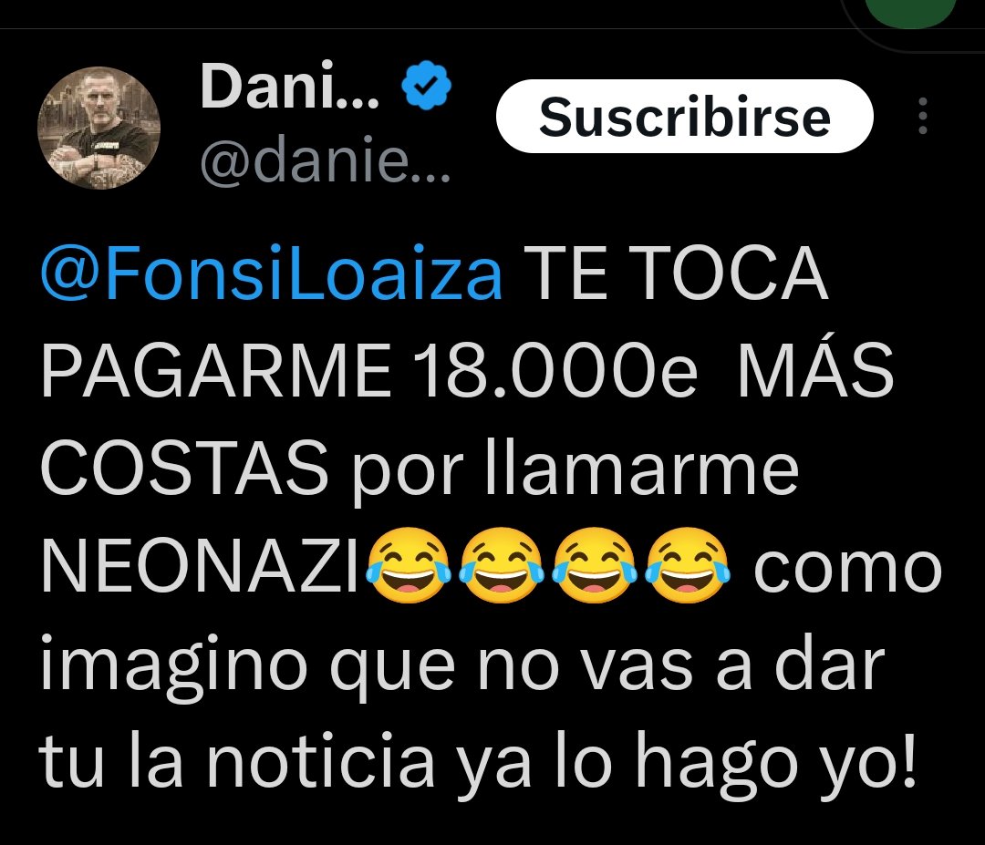 Alfredoruizb's tweet photo. @FonsiLoaiza @tejado_vac Has puesto fijado en tu perfil la sentencia? Estás obligado a hacerlo https://t.co/FORxTUfDuU