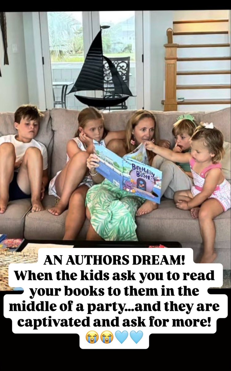 theislandwriter's tweet photo. SUCH A COOL FEELING!

My youngest daughter and her little cousins asked me to read them my books in the middle of a party on the beach!

🩵🩵🩵

#writingcommunity #kidlit #author #books #publishing #5amwritersclub #coffee #clifi #ocean https://t.co/CsEjHm5ooT