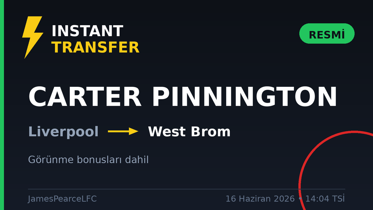 transferhere's tweet photo. 🚨 Liverpool genç savunma oyuncusu Carter Pinnington, West Brom'a gitti. 🇬🇧 ✍️ — JamesPearceLFC

#transfer #WestBrom #LFC https://t.co/gdXlalk57h